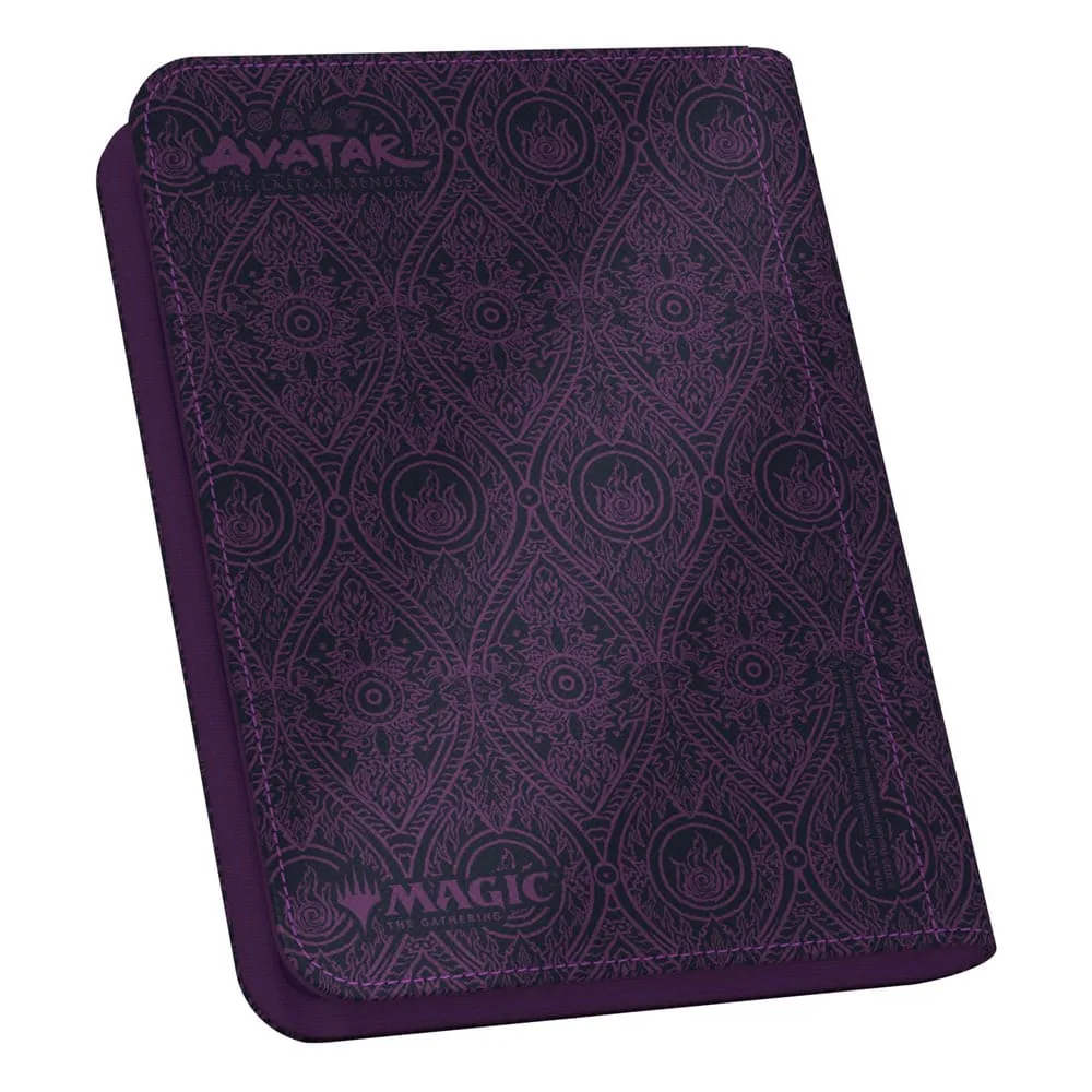 Ultimate Guard Zipfolio 8-Pocket Xenoskin (160 double-sleeved cards) Magic: The Gathering | Avatar: The Last Airbender - Black Mana